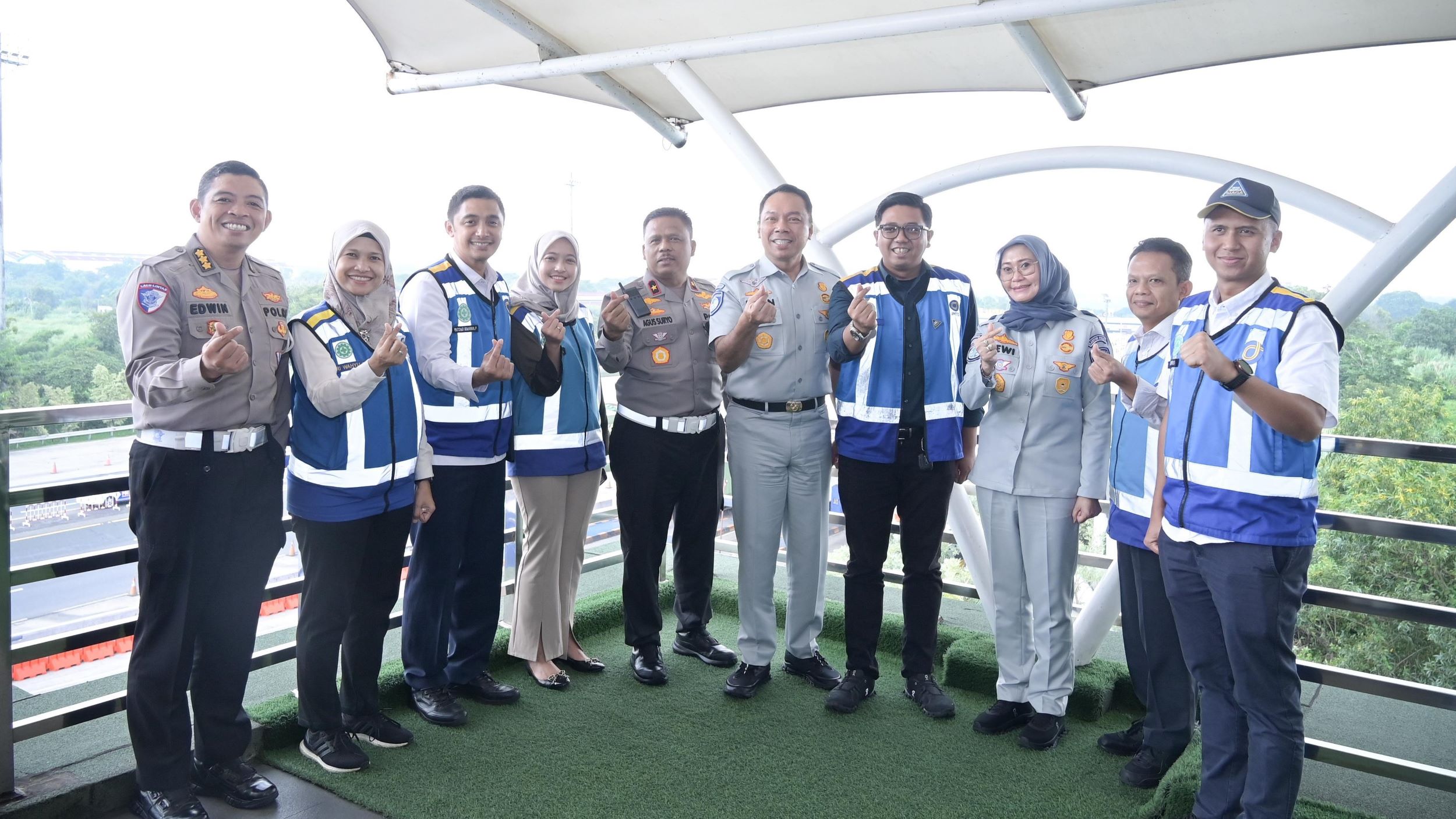 Korlantas POLRI dan PT Jasa Raharja Survey Jalur Tol Trans Jawa 2500