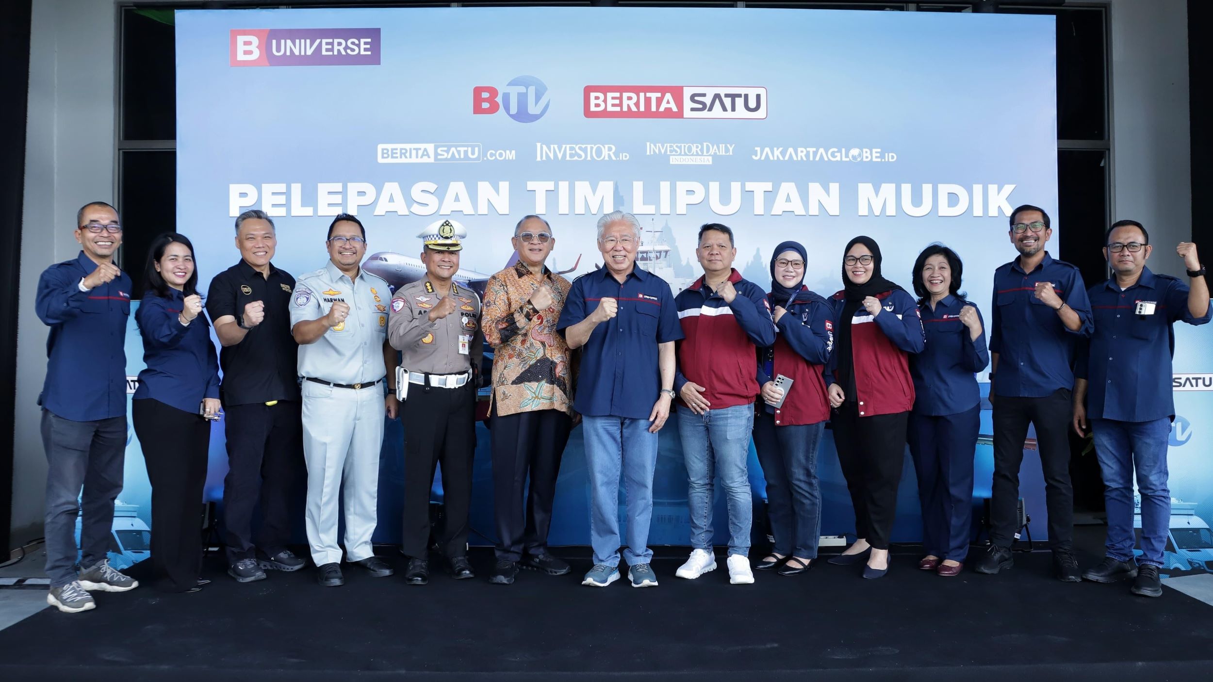 2025 2500 PT Jasa Raharja ikut menghadiri acara Pelepasan Tim Liputan Mudik 2025 dari BTV dan Beritasatu