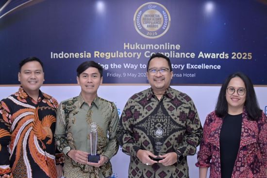 550 bn a Jasa Raharja Raih Penghargaan di Indonesia Regulatory Compliance Awards 2025